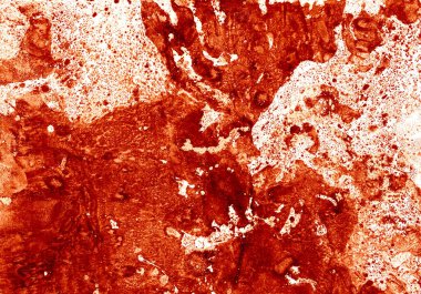 Soyut doku arkaplanı. Kaotik noktalar, noktalar, dokular. Mermer efektler, bulanık. Turuncu, kahverengi, şeftali ve beyaz renklerin farklı tonlarında..