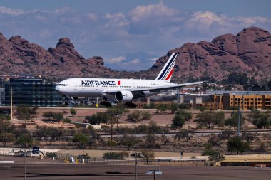Sky Harbor Şirketi. Havaalanı 3-8-2025 Phoenix AZ, ABD