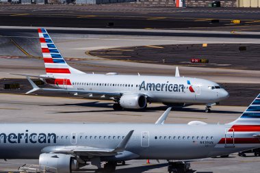 Sky Harbor Şirketi. Havaalanı 3-8-2025 Phoenix AZ, ABD