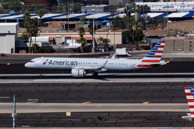 Sky Harbor Şirketi. Havaalanı 3-8-2025 Phoenix AZ, ABD