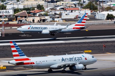 Sky Harbor Şirketi. Havaalanı 3-8-2025 Phoenix AZ, ABD