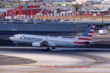 Sky Harbor Şirketi. Havaalanı 3-15-2025 Phoenix AZ, ABD