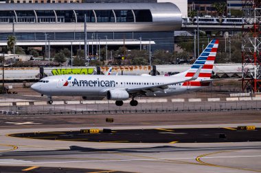 Sky Harbor Şirketi. Havaalanı 3-15-2025 Phoenix AZ, ABD