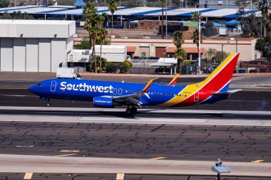 Sky Harbor Şirketi. Havaalanı 3-15-2025 Phoenix AZ, ABD