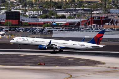 Sky Harbor Şirketi. Havaalanı 3-29-2025 Phoenix AZ, ABD