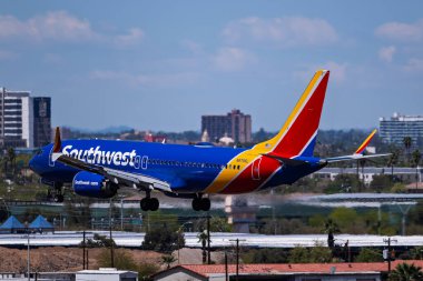 Sky Harbor Şirketi. Havaalanı 4-5-2025 Phoenix AZ, ABD