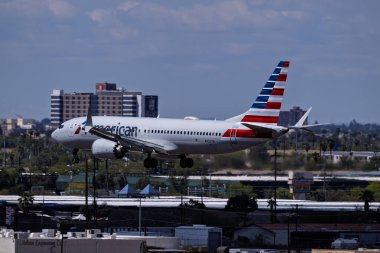 Sky Harbor Şirketi. Havaalanı 4-5-2025 Phoenix AZ, ABD