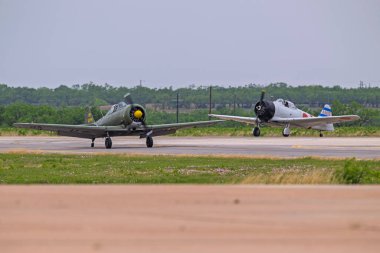 Batı Teksas üzerinde kanatlar 4-18-2025 Dyess AFB, ABD