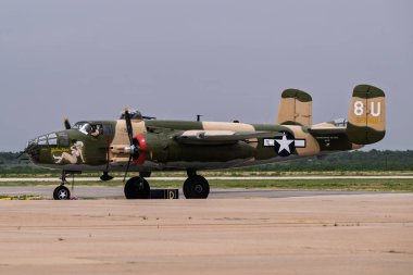 Batı Teksas üzerinde kanatlar 4-18-2025 Dyess AFB, ABD