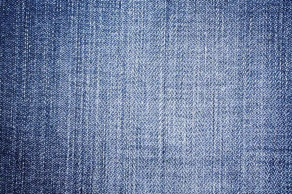Textura Jeans Denim Fundo Denim Azul Lona Top Vista Closeup — Fotografia de Stock
