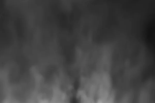 Абстрактні Білі Пуфи Димових Вихорів Накладаються Чорний Фон Забруднення Роялті — стокове фото