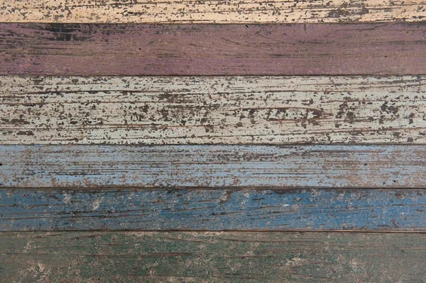 Farbe Vintage Holz Hintergrund — Stockfoto