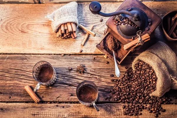 Odore Caffè Appena Macinato — Foto Stock