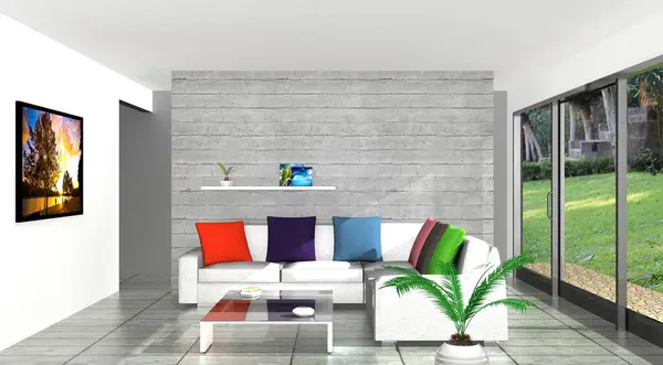 Modern Apartment Interior Design — Stock Photo, Image