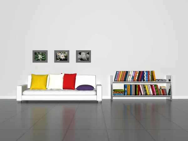 Design Interiéru Obývacího Pokoje — Stock fotografie