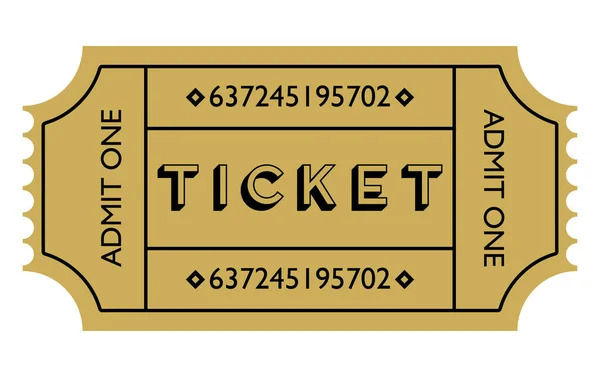 Bilet vektörü. Giriş bileti. Sinema, tiyatro bileti. Düzenlenebilir metin