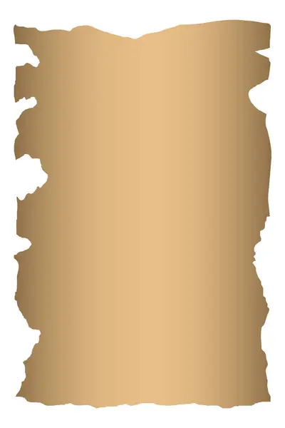 Eski bir kağıt. Eski bir kağıt parçası. Kopya uzayından papirüs. Metin için boş alanı olan klasik arkaplan. Pankart için el yazması kağıt retro