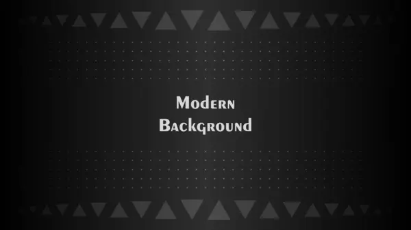 Karanlık modern arka plan. Üçgenli ve noktalı minimal arkaplan