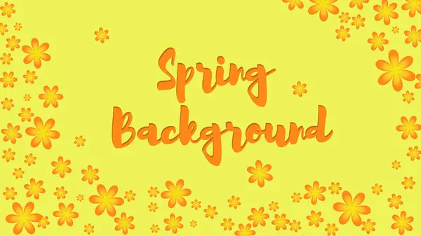 Çiçekli bahar arkaplanı. Parlak çiçekli bahar duvar kağıdı