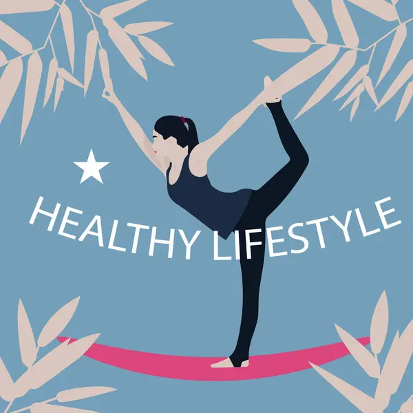 Sağlıklı yaşam tarzı. Yoga pozu.