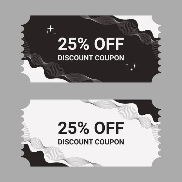 İndirim kuponu. Basılabilir kupon. Hediye kuponu tasarımı, indirim kuponu.