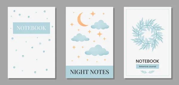 Not Defteri Kapakları Ayarlandı. Defterler, planlamacılar, broşürler, kitaplar, kataloglar vs. için