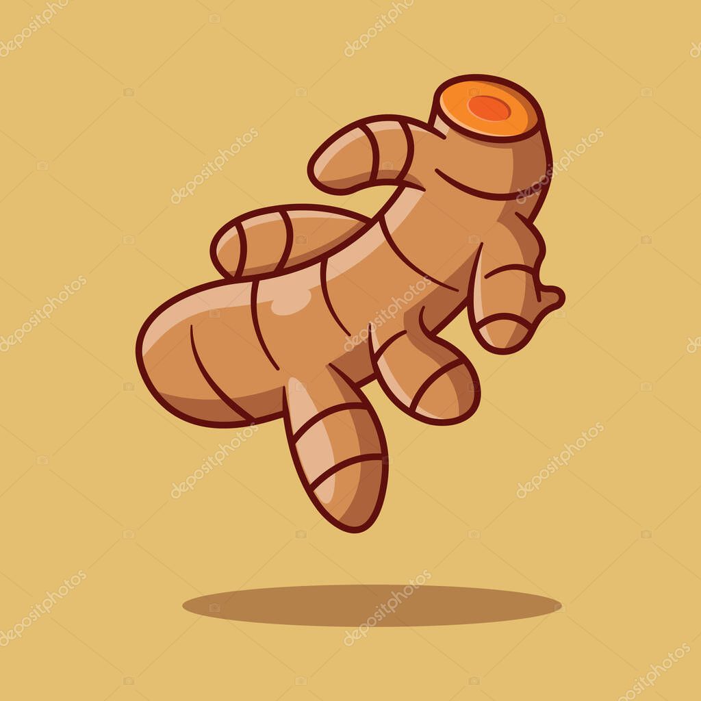 Flying fried chicken with bucket cartoon vector illustration. fast food concept isolated vector