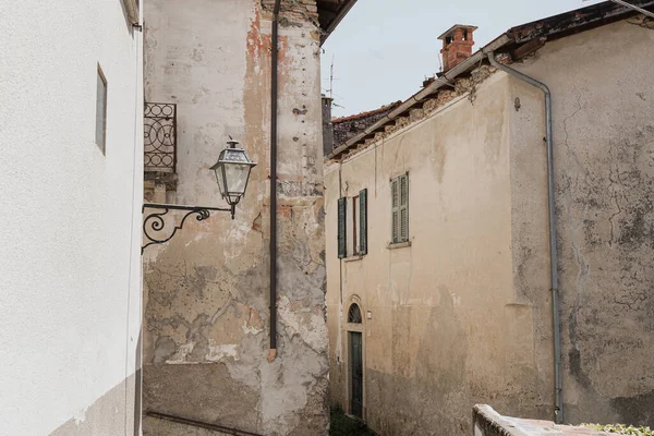 Old Historic Italian Architecture Traditional European Old Town Buildings Aesthetic — Stock Photo, Image