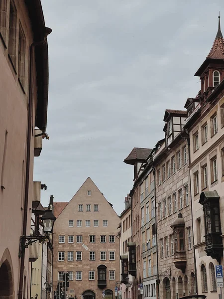 Old Historic Architecture Nuremberg Germany Traditional European Old Town Buildings — Stock Photo, Image