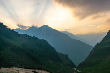 Sunset View at Mountains
