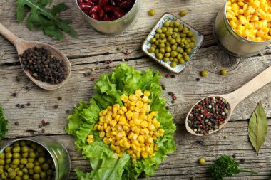 Canned beans. Useful trace elements. Ingredients for cooking. Proper nutrition, non-GMO. Organic food. Canned food, long-term storage.