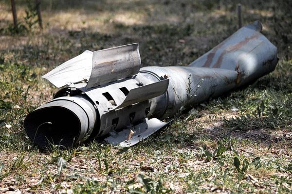 Múltiples Lanzacohetes Disparados Contra Territorio Ucrania Por Invasores Rusos Guerra — Foto de Stock