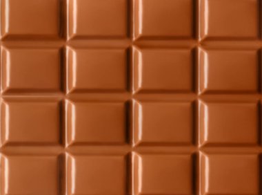 Çikolata arkaplanı. Arka plan olarak güzel bir deseni olan sütlü çikolata..