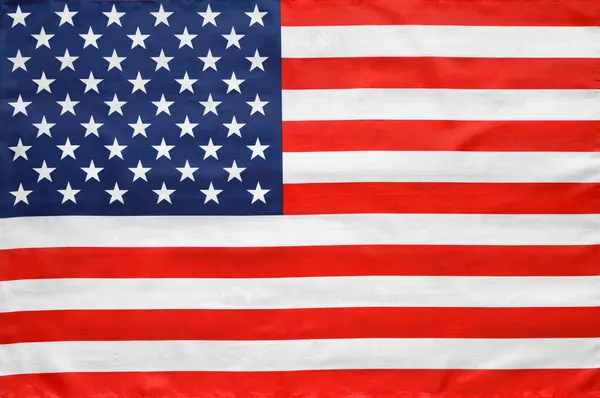 Stars and stripes american flag, top view. The pride of the American people. Symbol of independence and patriotism in the United States.