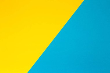 Sarı mavi geometrik kağıt arka plan. Renkli parlak arkaplan.