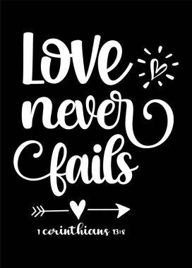 love never fails scripture gospel design