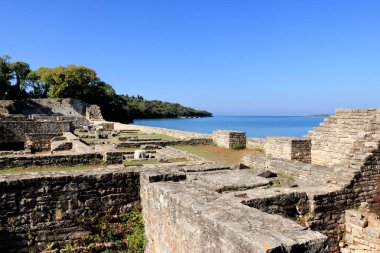 Hırvatistan 'ın başkenti Brioni' deki Bizans castrumu