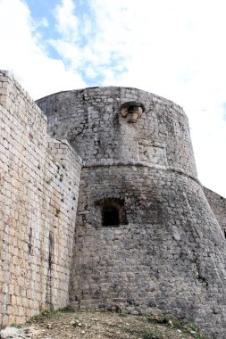 Eski Hvar kentinin antik Fortica kalesi, Hvar, Hırvatistan