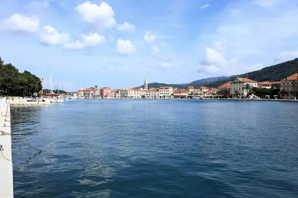 stock image view on Stari Grad, island Hvar, Croatia