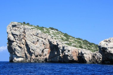 Hırvatistan 'ın Kornati kentinde ünlü uçurum