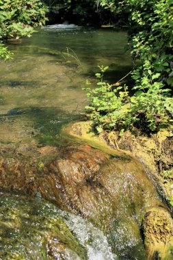 N.P. 'de temiz su. Krka, Hırvatistan