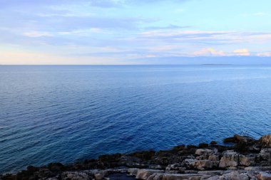 Hırvatistan 'ın başkenti Losinj' de mavi renk