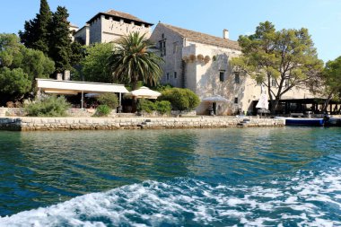 Saint Mary adasına tekne gezisi, N.P. Mljet, ada Mljet, Hırvatistan