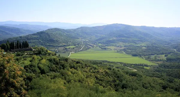 stock image Landscape seen from Motovun, Istria, Croatia