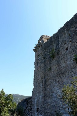 Ston, Peninsula Peljesac, Hırvatistan Duvarı 'nın ayrıntıları