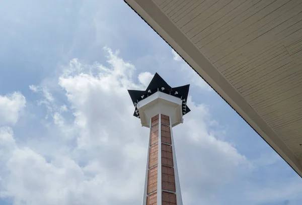 Главная Башня Большой Агунг Мечеть Semarang Central Java Дневное Время — стоковое фото
