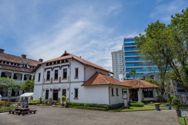 Semarang Merkez İstasyonu Java Semarang, Lawang Sewu. Fotoğraf seyahat hedefi, tatil posteri ve seyahat içeriği medyası için kullanılabilir.