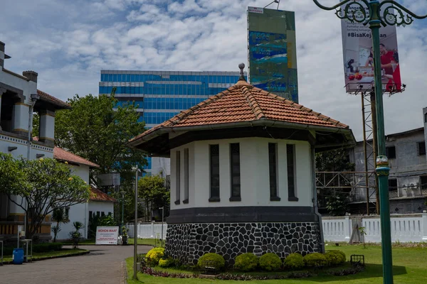 Casa Bomba Antiga Mansão Semarang Central Java Foto Adequada Para — Fotografia de Stock