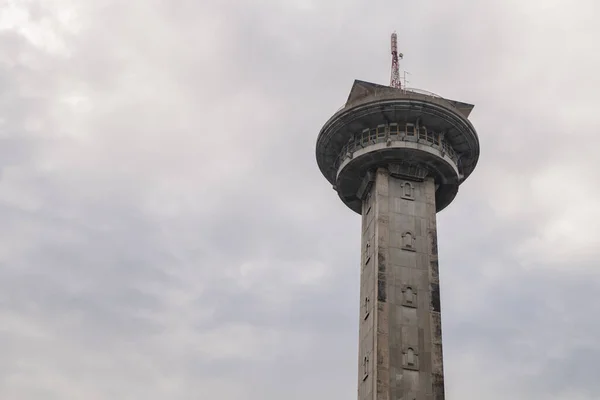 Головна Вежа Великій Мечеті Агун Центральній Яві Коли Час Доби — стокове фото