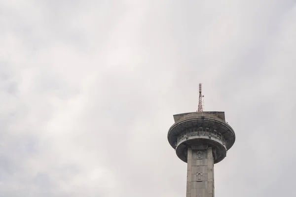 Huvudtornet Stora Agung Moskén Semarang Central Java När Dagtid Och — Stockfoto